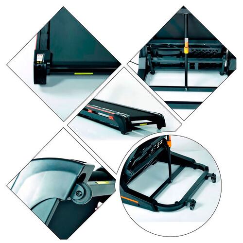 Caminadora Electrica 3.5 HP Inclinacion Automatica Bluetooth Profesional Plegable Pantalla LCD Reduccion de Impacto Centurfit