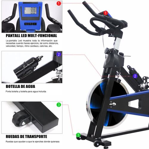 Bicicleta Estatica 18kg Profesional Uso Rudo Fija Centurfit