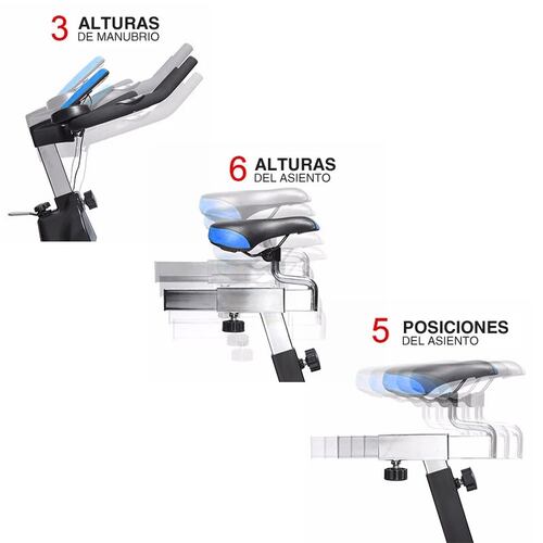 Bicicleta Estatica 18kg Profesional Uso Rudo Fija Centurfit