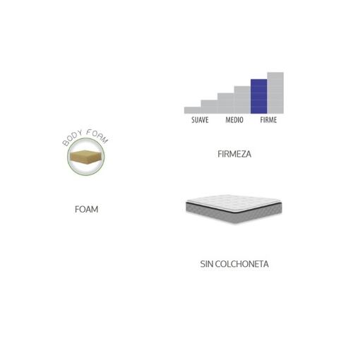 Colchon Baby Air 80x140 Cuna Blanco - Kessa