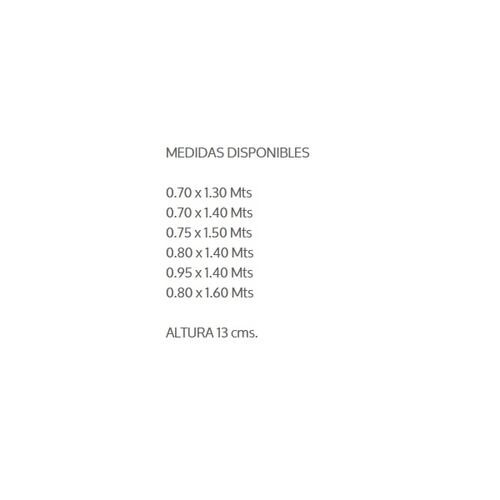 Colchon Baby Air 80x140 Cuna Blanco - Kessa