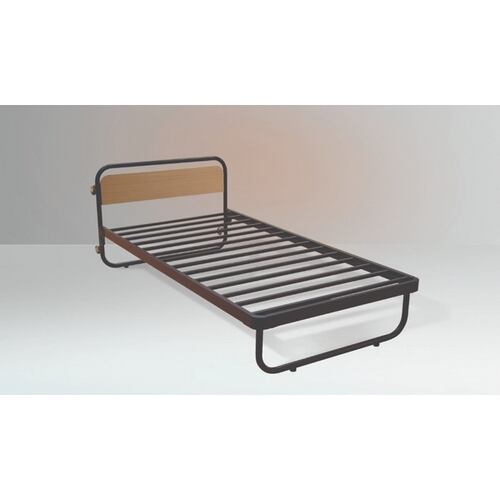 Base Sin Colchon 131-ORH Individual Maple y Negro - Kessa.