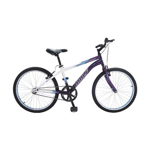 Bicicleta Benotto Wolf Acero R-24 1V Hombre Frenos V Mor-Bla
