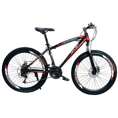 Bicicleta Montaña Centurfit Deportiva R26-21 Velocidades Ruta Rojo 150Kg