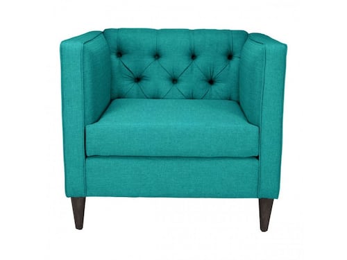 Sillon Modelo Grant Arm Turquesa - Kessa.