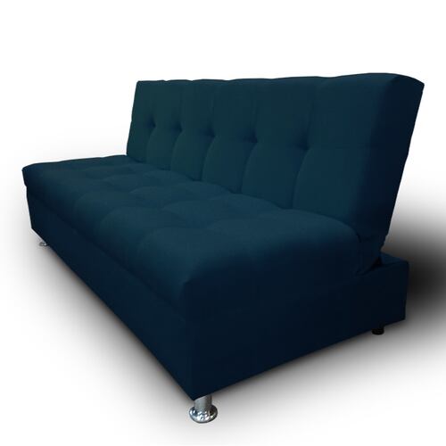 Sofa cama Alex Curri Azul Marino Maderian //  ENTREGA A CDMX Y ZONA METROPOLITANA.
