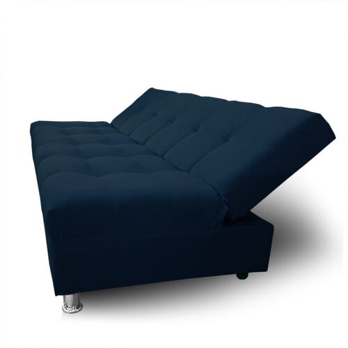 Sofa cama Alex Curri Azul Marino Maderian //  ENTREGA A CDMX Y ZONA METROPOLITANA.