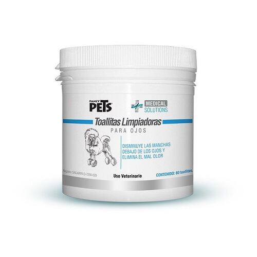 Toallitas Limpiadoras Para Ojos Perro 80 Pzas Fancy Pets