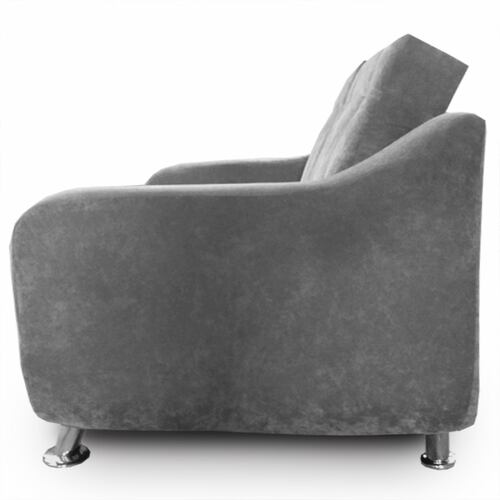 Loveseat City Velvet Gris Maderian// ENTREGA A CDMX Y ZONA METROPOLITANA.