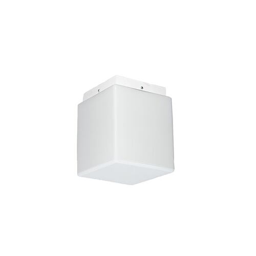Lampara Techo Plafon Arbotante Cubo Blanco Decorativa Maxxi.