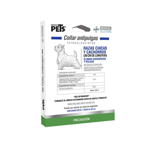 Collar Antipulgas Perro Ch Cachorros Duración 90 Días Fl3602.