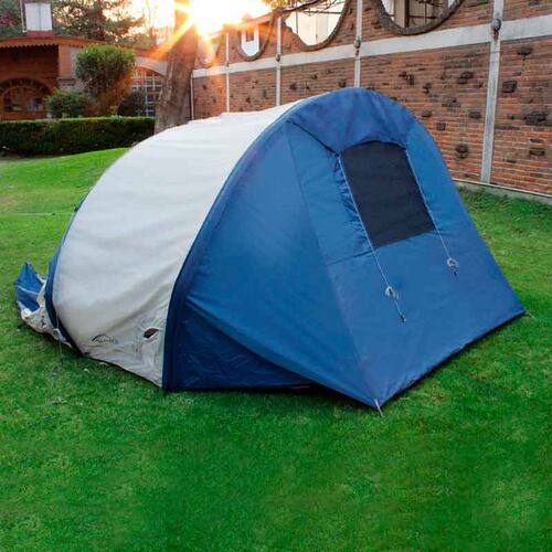 Casa De Campaña Inflable 6 Personas Vortex Azul Wenzel 36484