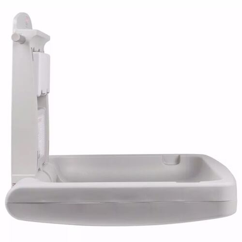Cambiador Para Bebe Pañales Horizontal Pared Empotrable  Comercio Gris
