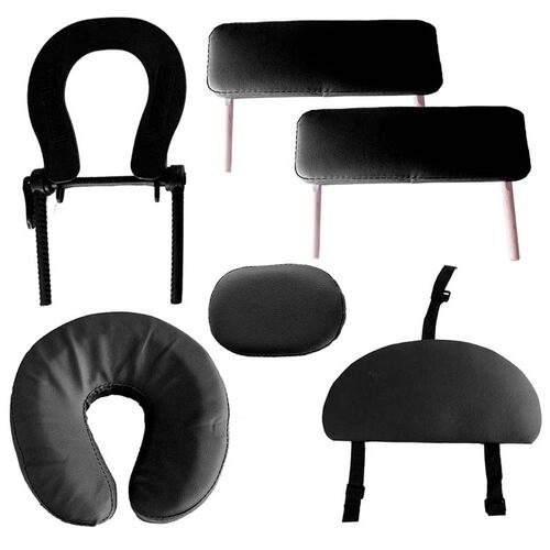 Cama De Masaje Camilla Plegable 150 kg Reclinable Fisioterapia Faciales Spa Negro Nanofort