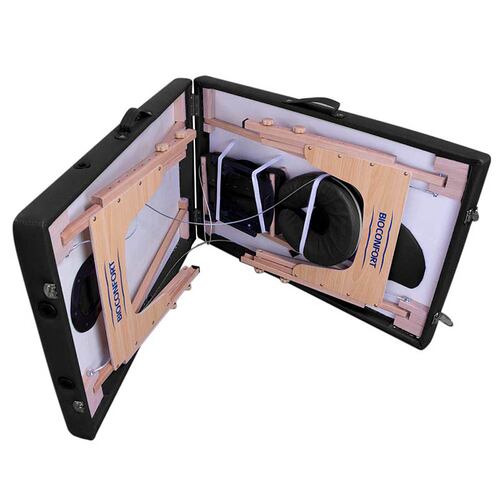 Cama De Masaje Camilla Plegable 150 kg Reclinable Fisioterapia Faciales Spa Negro Nanofort