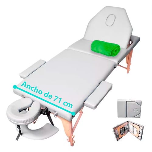 Cama De Masaje Reclinable Profesional Spa Estuche Portatil Mesa Tattoo Tatuajes