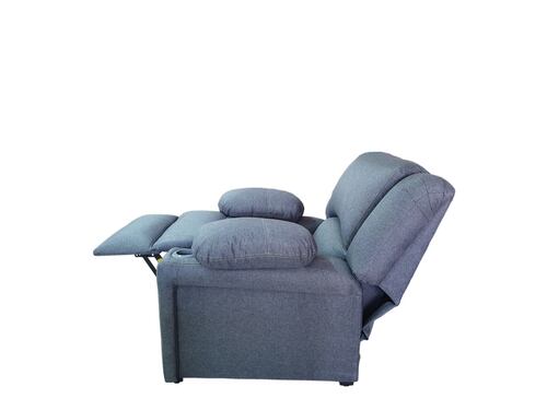 RECLINABLE SHERATON CURRY GRIS  ESPACIO MUEBLES  (ENTREGA UNICAMENTE EN CDMX Y AREA METROPOLITANA)