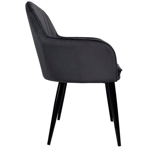 Sillon Eames Tapizado Brazo Silla Gris Sala Vintage