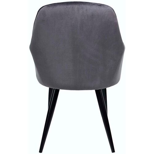 Sillon Eames Tapizado Brazo Silla Gris Sala Vintage