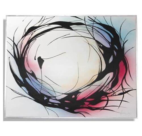 Cuadro Decorativo Circulo De Colores - Kessa.