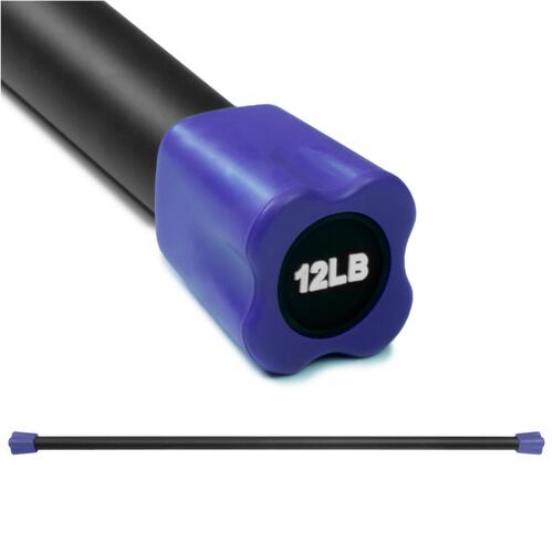 Barra de Entrenamiento de Fuerza con Peso Integrado 12 Lb