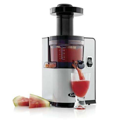 Extractor De Jugos Vertical Prensa Fría Doméstico Plata Omega VSJ843QS
