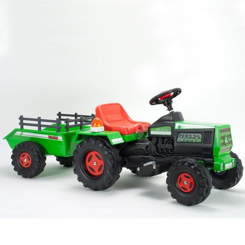 Montable Electrico Tractor Dump Infantil Juguetes Track 6V Injusa
