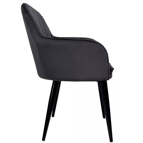 Sillon Eames Kit Sillones Tapizados  4 Sillas Vintage Cafeteria Comedor Gris