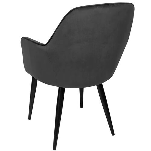 Sillon Eames Kit Sillones Tapizados  4 Sillas Vintage Cafeteria Comedor Gris