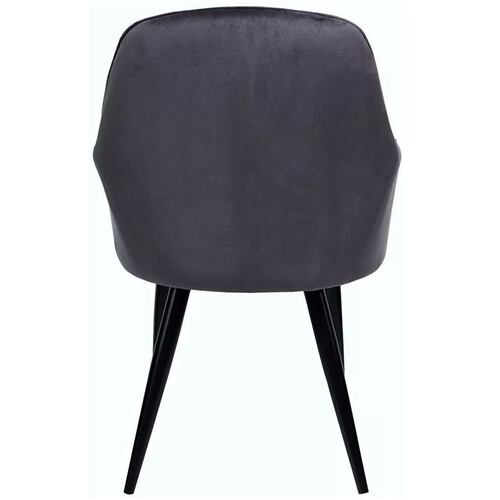 Sillon Eames Kit Sillones Tapizados  4 Sillas Vintage Cafeteria Comedor Gris
