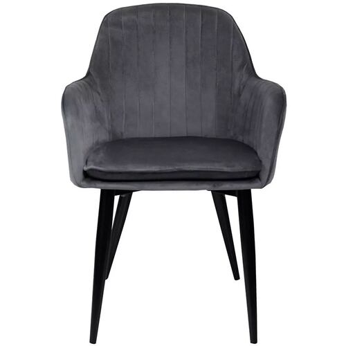 Sillon Eames Kit Sillones Tapizados  4 Sillas Vintage Cafeteria Comedor Gris