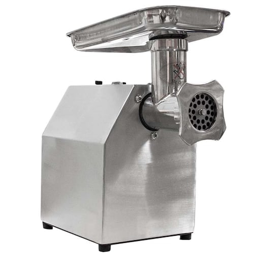 Molino De Carne Motor 1HP  Acero Inoxidable 120 Kg Uso Rudo Profesional