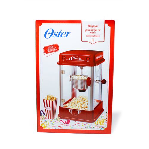 Máquina Para Hacer Palomitas Con Cucharas Medidoras Rojo Oster Fpstpp7310-013.