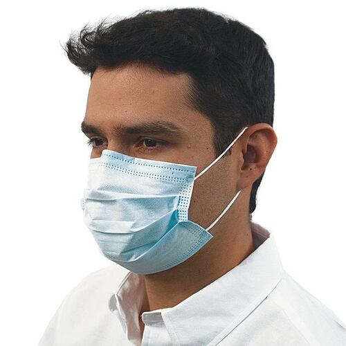 Caja Paquete 10 Cubrebocas Médico Hergom
