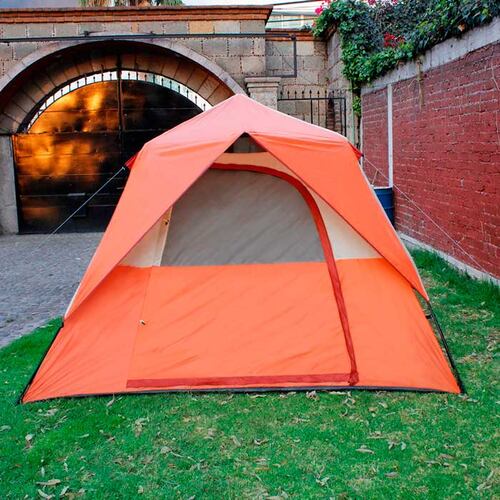 Casa De Campaña 5 Personas Ez Rise Naranja Wenzel 73652415.