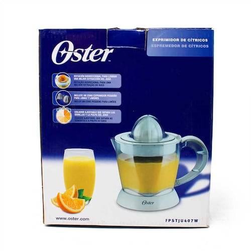 Exprimidor De Cítricos Eléctrico 2 Medidas Oster Fpstju407w.