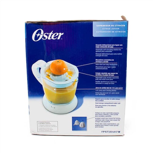 Exprimidor De Cítricos Eléctrico 2 Medidas Oster Fpstju407w.