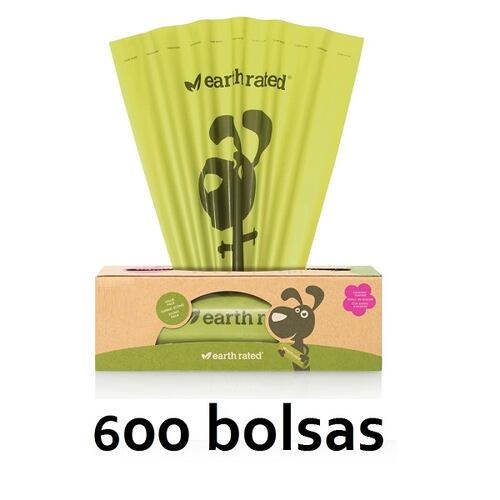 300 Bolsas Oxo-Biodegradable Recogedor Popo Perro Earth Rated Poopbags