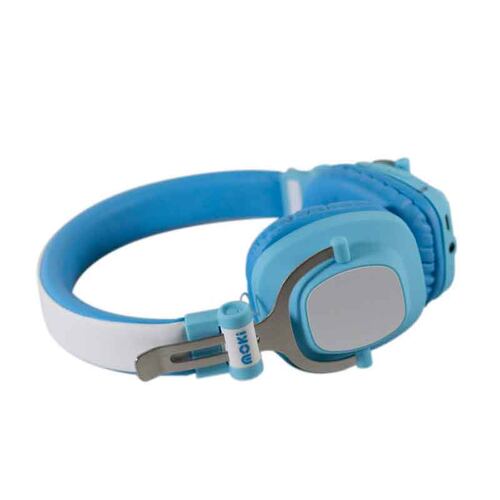 Audífonos de Diadema Bluetooth para Niño y Niña Exo Kids Azul Moki