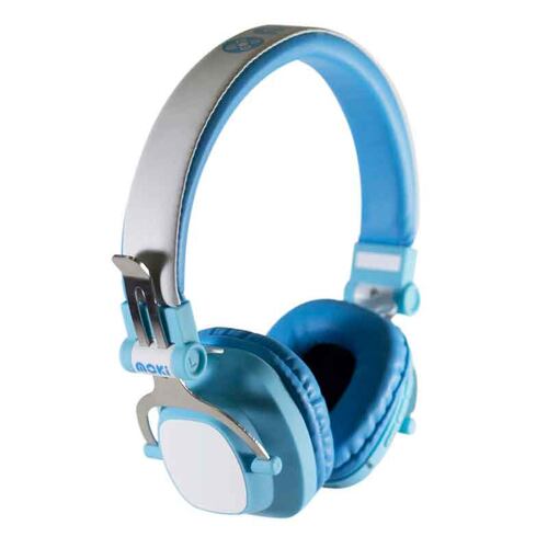 Audífonos de Diadema Bluetooth para Niño y Niña Exo Kids Azul Moki