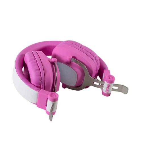 Audífonos de Diadema Bluetooth para Niño y Niña Exo Kids Rosa Moki