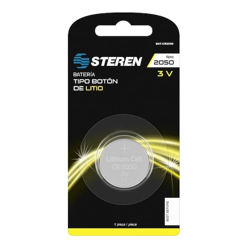 Pila Litio Tipo Botón 3 Vcc 350 Mah Steren Cr2050