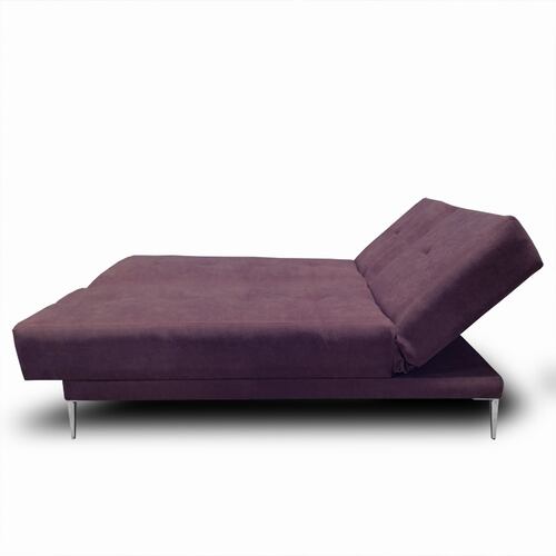 Sofa, Chaise y Cama Italia tela suave color Morado // ENTREGA A CDMX Y ZONA METROPOLITANA.