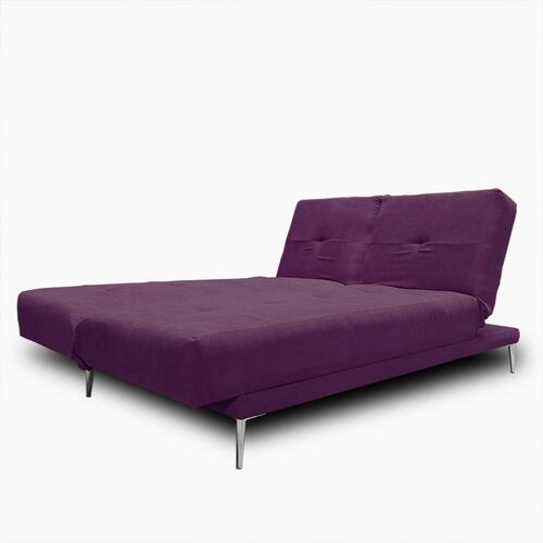 Sofa, Chaise y Cama Italia tela suave color Morado // ENTREGA A CDMX Y ZONA METROPOLITANA.