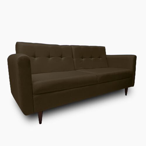 Sofa cama Palermo tela Michell Chocolate // ENTREGA A CDMX Y ZONA METROPOLITANA.