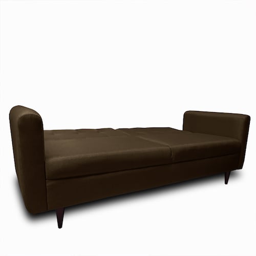 Sofa cama Palermo tela Michell Chocolate // ENTREGA A CDMX Y ZONA METROPOLITANA.