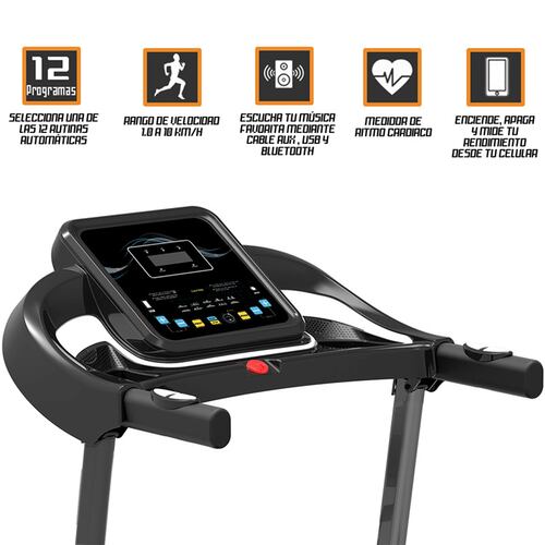 Caminadora Electrica Centurfit 1.8 Hp App Bluetooth Bocinas 