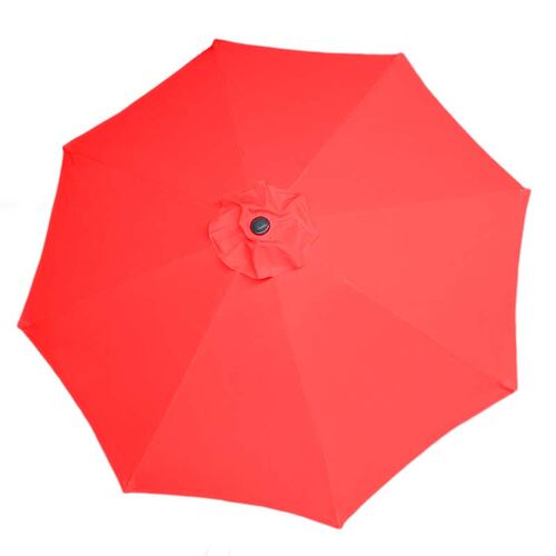 Sombrilla Jardin Playa Sol Angulo 2,70 m Diametro Exterior Roja