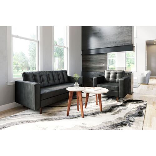 Sillon Puget Negro - Kessa.