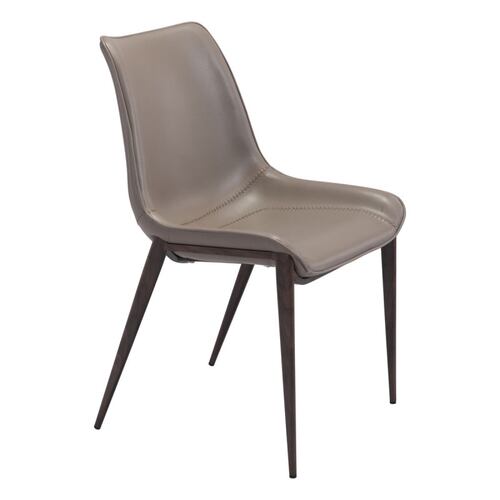 Silla de Comedor Magnus Gris/Nuez - Kessa.